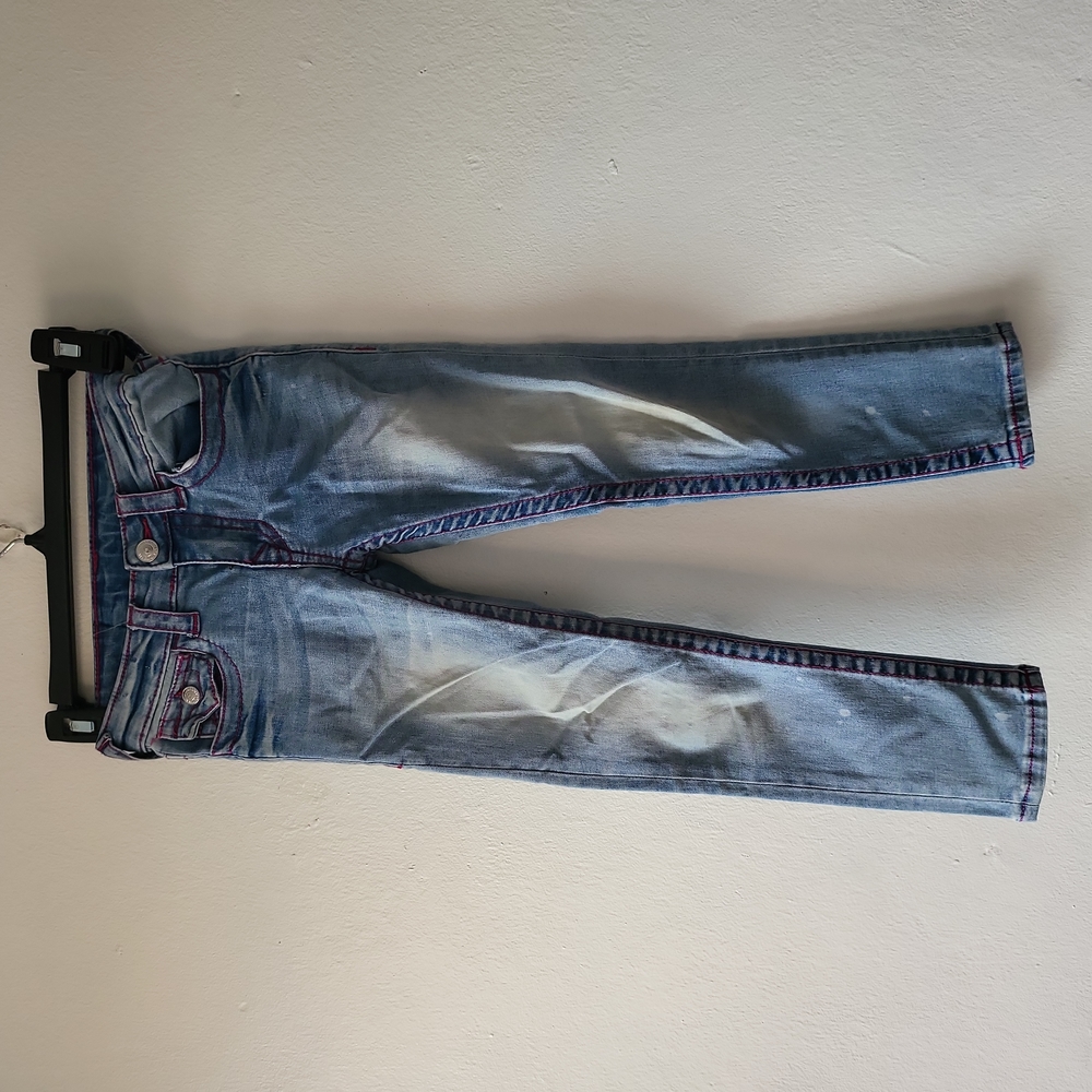 True religion Girl's sz6 Distressed Skinny jeans.